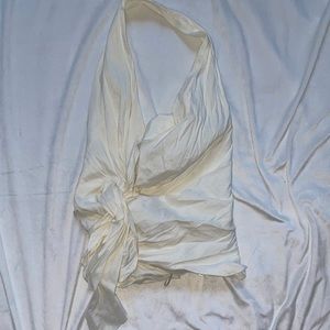 Medium white halter from Zara. Never worn.
